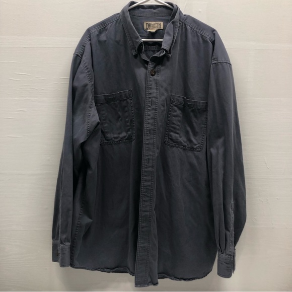 Duluth trading co. Workshirt, blue, EUC - Picture 10 of 11